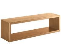 Mensola da Parete 60x18x15,5 cm in Fibra di Legno Regolo Rovere Tabacco