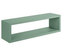 Mensola da Parete 60x18x15,5 cm in Fibra di Legno Regolo Verde Acqua Marina