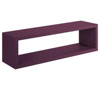 Mensola da Parete 60x18x15,5 cm in Fibra di Legno Regolo Viola Melanzana