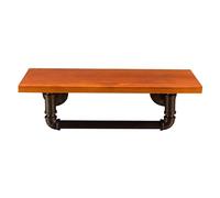 Mensola da parete a tubo industriale in stile vintage per la decorazione della casa e lo stoccaggio rustico per soffitta o corridoio organizzatore