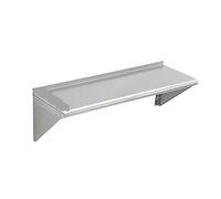 Mensola da parete in acciaio inossidabile, resistente scaffale galleggiante per casa, ristorante e bar, controllo di precisione (30,5 x 91,4 cm) - Soluzione di nizzazione durevole ed elegante
