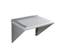 Mensola da parete in acciaio inox, con staffe resistenti, perfetta per ristoranti, bar, casa, controllo di precisione (45,7 x 61 cm)