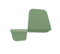 Mensola da Parete in acciaio sagomato verniciato a polvere FLAP 420 Ali Di Farfalla Dimensioni 42x21,5xh33 cm colore Oliva oliva
