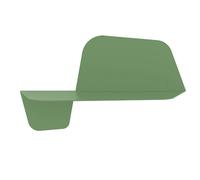 Mensola da Parete in acciaio sagomato verniciato a polvere FLAP 600 Ali Di Farfalla Dimensioni 59x29xh26 cm colore Oliva verde