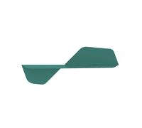 Mensola da Parete in acciaio sagomato verniciato a polvere FLAP 800 Ali Di Farfalla Dimensioni 80x24xh31 cm colore Salvia verde