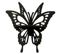 Mensola da parete in legno a forma di farfalla, espositore per gioielli, a tema farfalla, mensola angolare per doccia