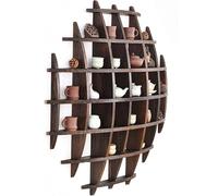 Mensola da Parete in Legno, Mensola Espositiva, Mensola Curio, per Tutti I Tipi di Ornamenti, Giada, Antiquariato, tè, ECC Home Decor, A, 120 * 120cm