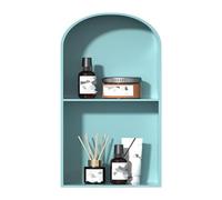 Mensola da parete per bagno in acciaio inox, per doccia, da incasso, per shampoo e articoli da toeletta, facile da installare, resistente ed elegante.