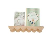 Mensola da parete per cameretta dei bambini, in legno, per rivista, cameretta dei bambini, soggiorno, camera da letto, libreria, bambini o cameretta dei bambini, montessori, colore naturale
