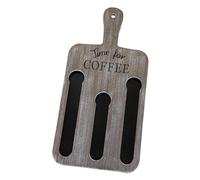Mensola da parete per di caffè, porta di caffè | da caffè vintage in legno per montaggio a parete con 14 | Mensola per esposizione