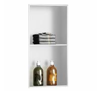 Mensola da parete per doccia in acciaio inox, impermeabile e resistente ai graffi, efficiente nizer per doccia e spazio abitativo