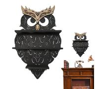 Mensola da parete per esposizione, in legno, forma per presentazione di gemme | Organizzatore per minerali e pietre | per appartamento, ufficio, soggiorno, camera da, studio, proprietari