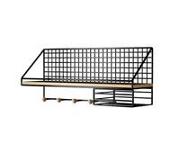 Mensola da parete per organizer anti-perforazione per uso domestico, stile: pall