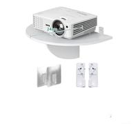 Mensola da parete per router WiFi, decoder per proiettore Top Box senza foratura, per telecomando a 180°, in PVC, legno, plastica (A)