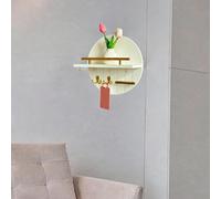 Mensola Da Parete, Portachiavi, Montaggio a Parete, Rotondo, Rustico, Gancio per