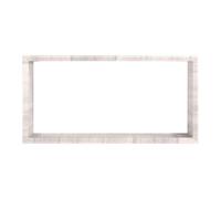 MENSOLA DA PARETE SCAFFALE RETTANGOLARE ROVERE GRIGIO SALOTTO MODERNO ARTÙ