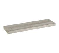 Mensola da Parete Scaffale a Muro MDF Grigio 80x23,50x3,80 cm Organizer Minimal