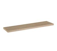 Mensola da Parete Scaffale a Muro MDF Quercia 120x23,50x3,80cm Organizer Minimal