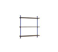 Mensola da Parete Standard Moebe in Rovere Affumicato/blu Intenso