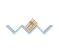 MODULARREDO | SAETTA Mensola da Muro, Mensola Cameretta, Mensola da Parete, Mensole Cameretta Bimbo, 57x11 p15.5 cm, Blu Baltico - Made in Italy