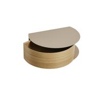 Mensola da Parete Wallie Grigio Beige/ Quercia