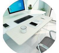 Mensola da scrivania ergonomica espandibile, con ripiano per tastiera regolabile a 90°, piattaforma pieghevole in legno per la casa, dimensioni 55/65/75 x 25 cm, soluzione Space-Sag