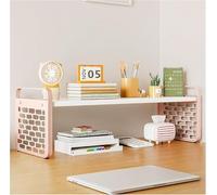 Mensola da scrivania, libreria, organizer da scrivania, solo per computer, libreria, piano di lavoro, scaffale da tavolo per scrivania (dimensioni: 1 ripiano)