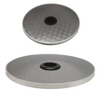 Mensola 400xH20 mm appoggio per termopatio con palo d.56 mm fungo gas INOX STUFA