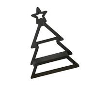Mensola decorativa in legno intagliato a forma di albero di Natale mensole galleggianti per feste di festa scaffale di stoccaggio in legno mensole galleggianti organizzatori