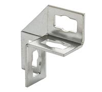 Fischer Mensola collegamento bidirezionale PUWS 2x2 (10 Pz.), Mensole Angolari Universali in Acciaio