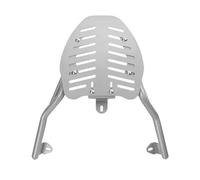 Mensola Di Supporto Staffa Universale Per Scatola Di Coda Portapacchi Posteriore Per Moto Staffa Fissa Regolabile Per Baule In Lega Di Alluminio Staffa Portapacchi per Moto(Argento)