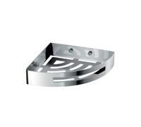 Mensola doccia angolare da 20 cm 1 piano in acciaio inox cromo Gedy
