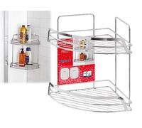 MENSOLA DOCCIA FRANCY 2.0 ANGOLARE A 2 RIPIANI CM.22x22xH34 ARREDO BAGNO