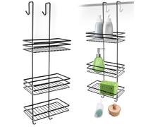 Mensola Doccia Organizer Bagno Portaoggetti da Appendere Cabina Loft 3 Ripiani