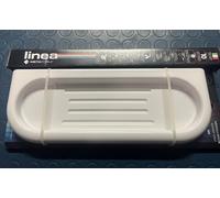 MENSOLA DOCCIA PORTA SPUGNA CM 30 IN DUROLITE ANTIGRAFFIO BIANCO METAFORM LINEA