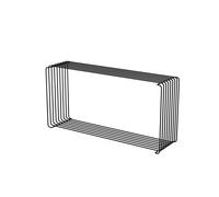 Mensola Estensibile Panton Wire 05 - Nera 70 cm x 18,8 cm