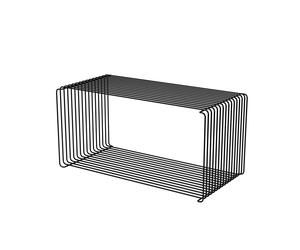 Mensola Estensibile Panton Wire 05 - Nera 70 cm x 34,8 cm