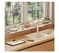 Mensola estensibile per davanzale della finestra con base magnetica, organizer salvaspazio per piante e decorazioni