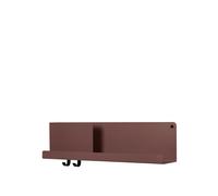 Mensola Folded 63x16,5 Rosso Profondo