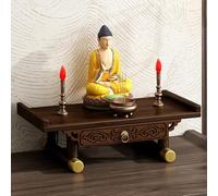 Mensola For Statua Del Buddha A Parete,Tavolo D'altare,Posizionamento Del Santuario Da Tavolo,Urna Cremazione Di Animali Domestici,Statua Del Buddha Guanyin(Desktop,S)