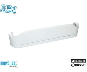 MENSOLA FRIGO BALCONCINO PORTABOTTIGLIE INDESIT C00283225 ORIGINALE TRASPARENTE