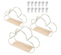 Mensola Galleggiante - Mensole Galleggianti Cloud Per Camera Da Letto | Set Di 3 Mensole Moderne Per Mostrare Oggetti Decorazione Casa Organizzazione E Conservazione Per Camera Dei Bambini Camera Da