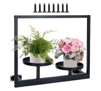 Mensola galleggiante per piante, montaggio a parete, per vasi di fiori, decorazione per la casa per interni, soggiorno, appartamento, ingresso, cortile, balcone, patio, serra e camera da letto