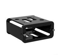 Mensola in acrilico nero per FosiAudio BT20A Desktop Use | Dimensioni compatte 11,2 x 5,4 x 11,5 cm, consente di risparmiare spazio, ideale per piccole stanze, aspetto estetico moderno