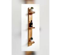 Mensola in legno con 3 ripiani porta oggetti scaffale verticale design moderno