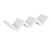 Mensola in legno Saetta 560x155x18 mm bianco Bianco