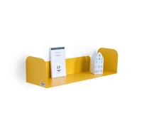 Mensola in metallo Camilla a U, 60x18x15 cm, Giallo Senape