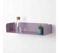 Mensola in metallo SMARTY da muro Minimal Dimensioni 60x20x h 12 cm Portata massima 17.8 kg in acciaio verniciato Violetta RAL 4009 viola