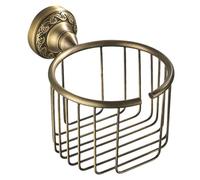Mensola in ottone bronzo antico per il bagno, accessori da bagno fissati al muro, design intagliato