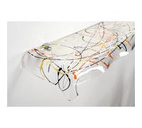 Mensola in plexiglass Drappeggi Dimensioni 69x20x h 5 cm - Portata max 3 kg Colore Multicolor multicolor